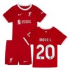 Liverpool 2023-24 Diogo J 20 Hjemme - Barn Draktsett
